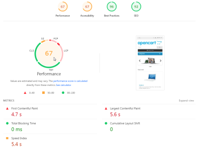 OpenCart 3.0.3.8 - Mobile