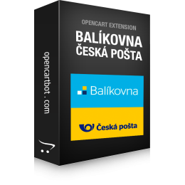 OpenCart Balíkovna Česká pošta