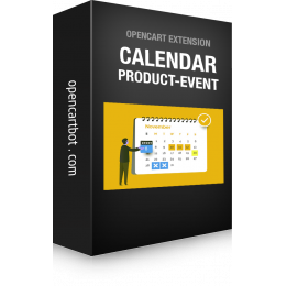 OpenCart Календар товарів