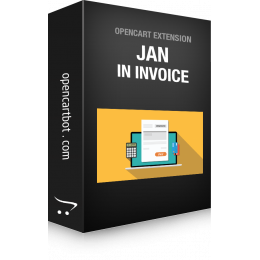 Show JAN field on invoice