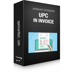 Add UPC field to incoice 