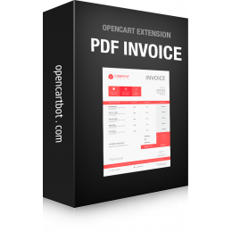 OpenCart Show pdf invoice on order