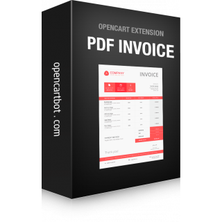 OpenCart Show pdf invoice on order