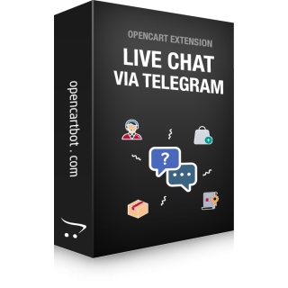 Online chat for OpenCart via Telegram