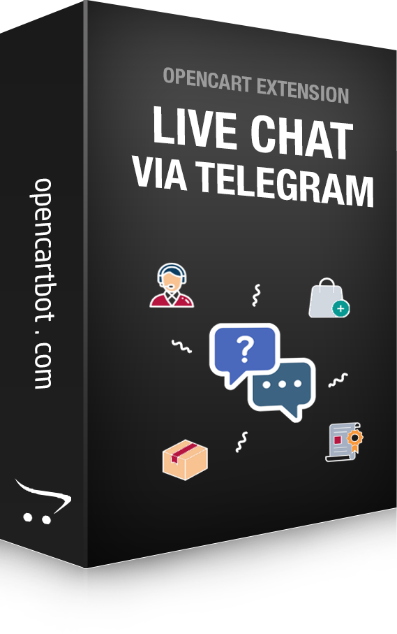 Online chat for OpenCart via Telegram