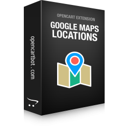 Модуль Google Maps Locations для OpenCart
