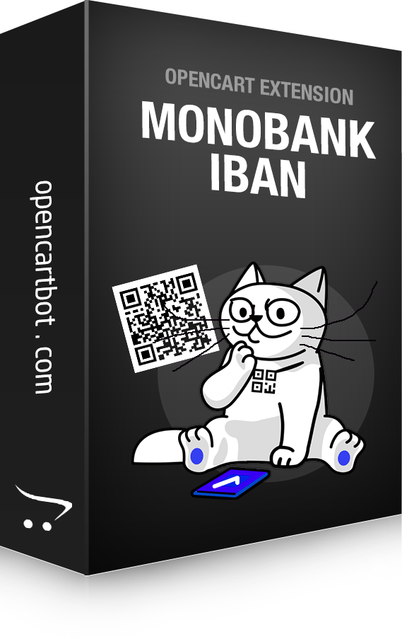 Monobank IBAN OpenCart