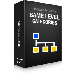 Other categories of the same level in OpenCart