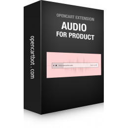 Audio player on product page