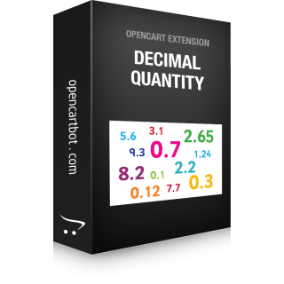 Decimal quantity and minimum