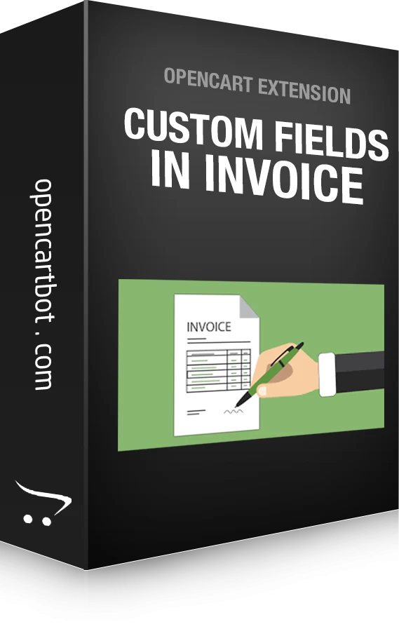 Custom fields in invoice address OpenCart