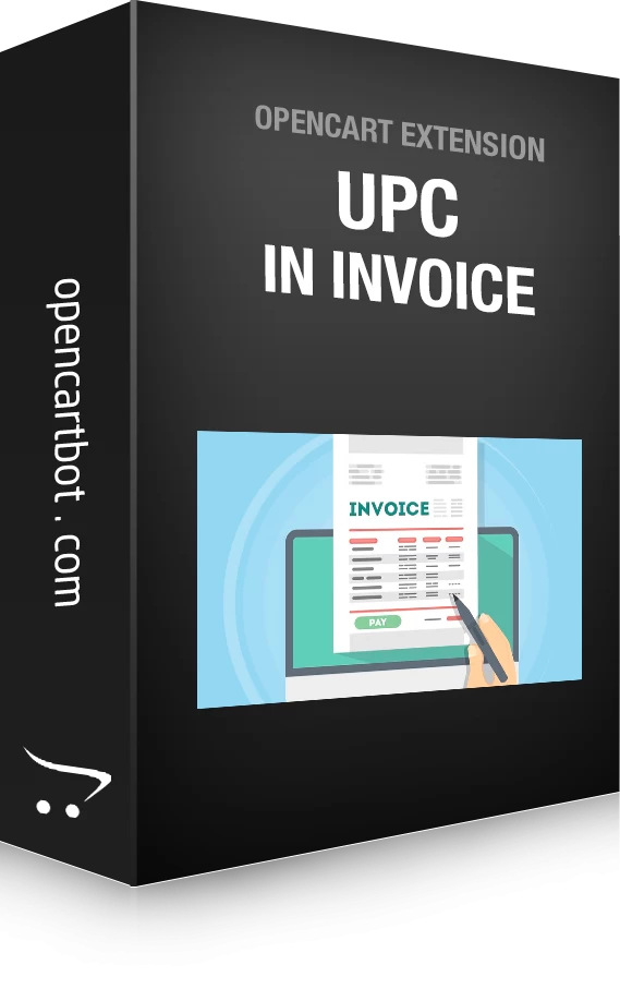 Код UPC в счете