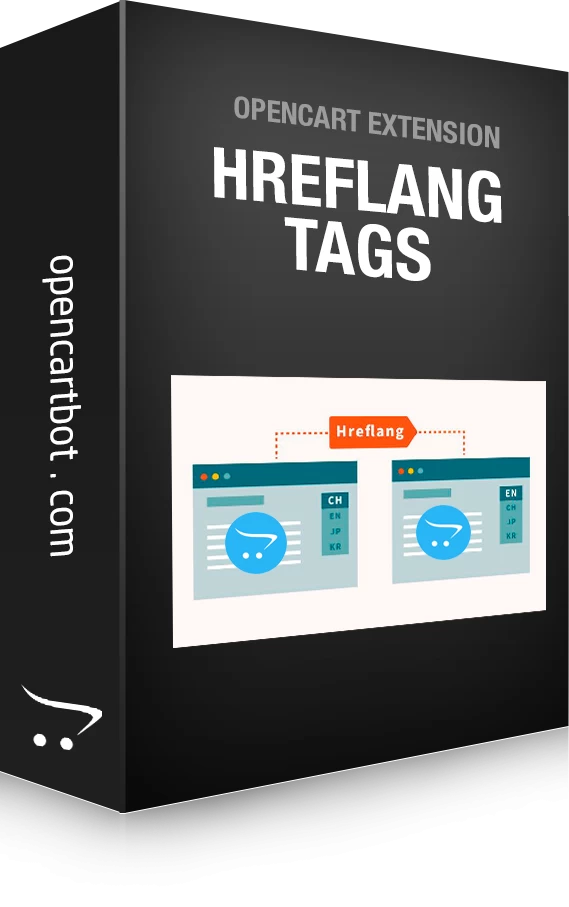 Теги с атрибутами hreflang OpenCart