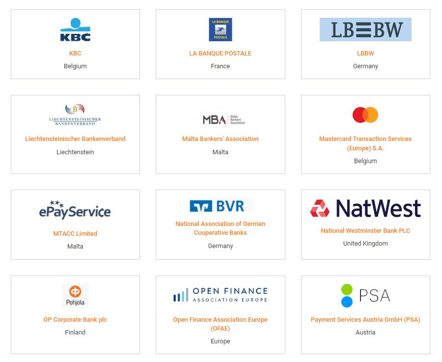 European Banks with supporting payment by QR code 5