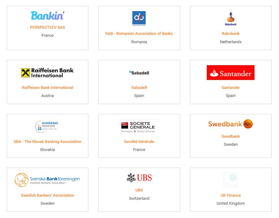 European Banks with supporting payment by QR code 6