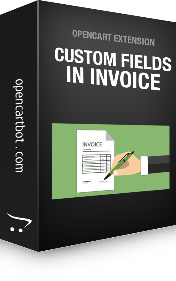 Custom fields in invoice address OpenCart