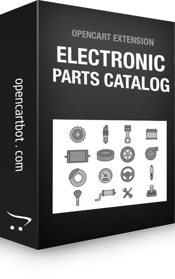 Electronic Parts Catalog Extension for OpenCart