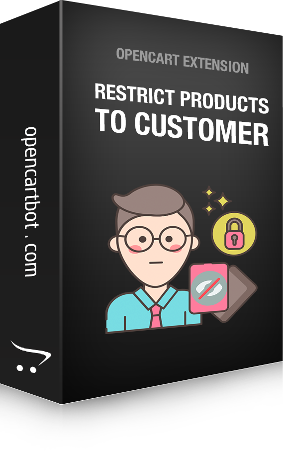 restrict-products-to-customer-opencart-extension